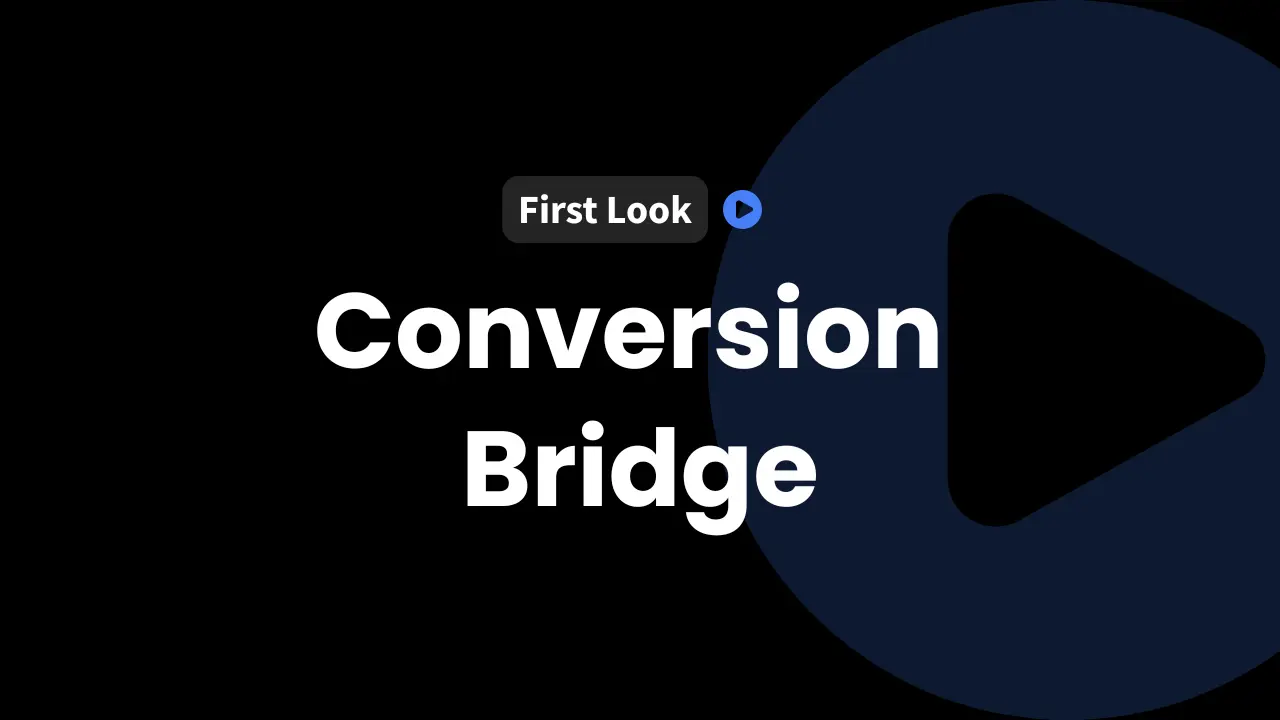influencewp first look conversion bridge