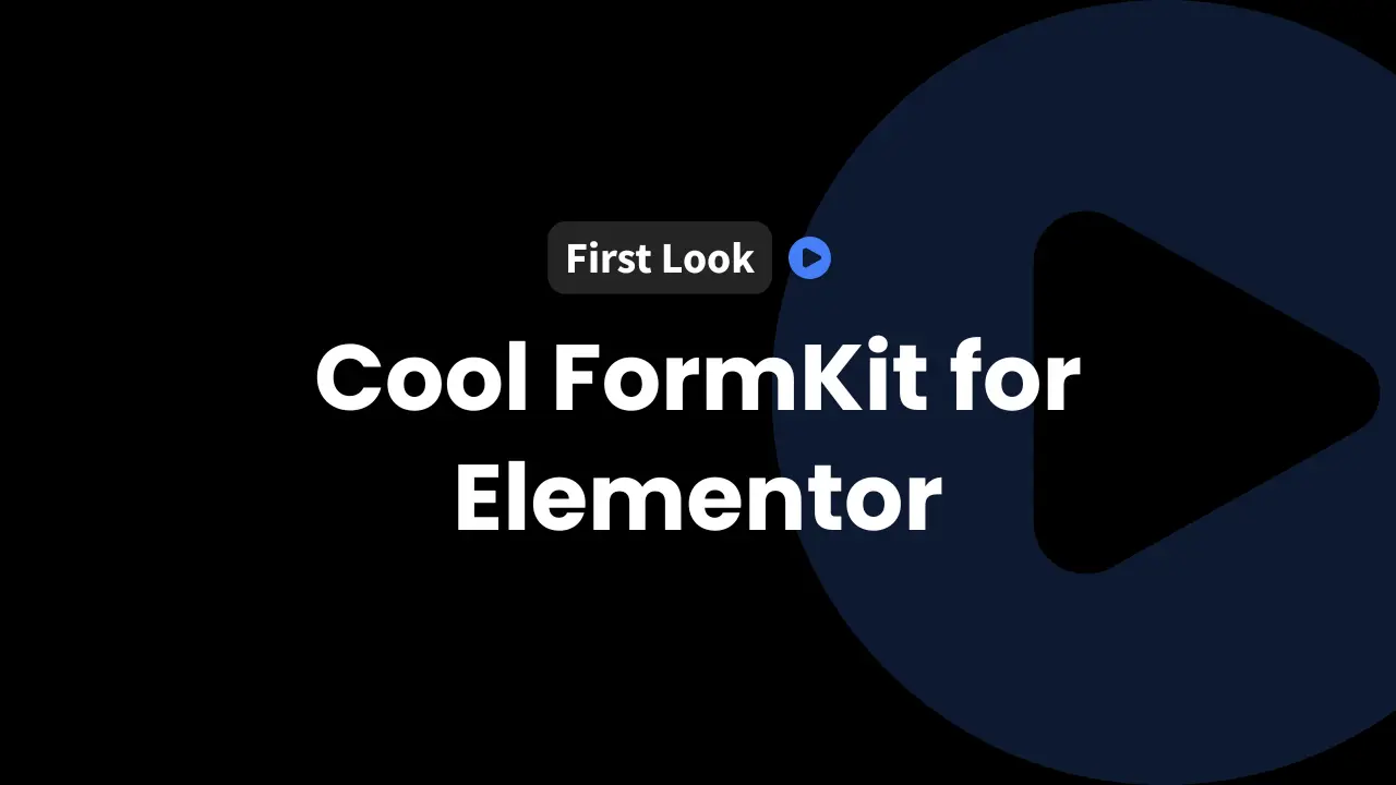 influencewp first look post cool formkit for elementor