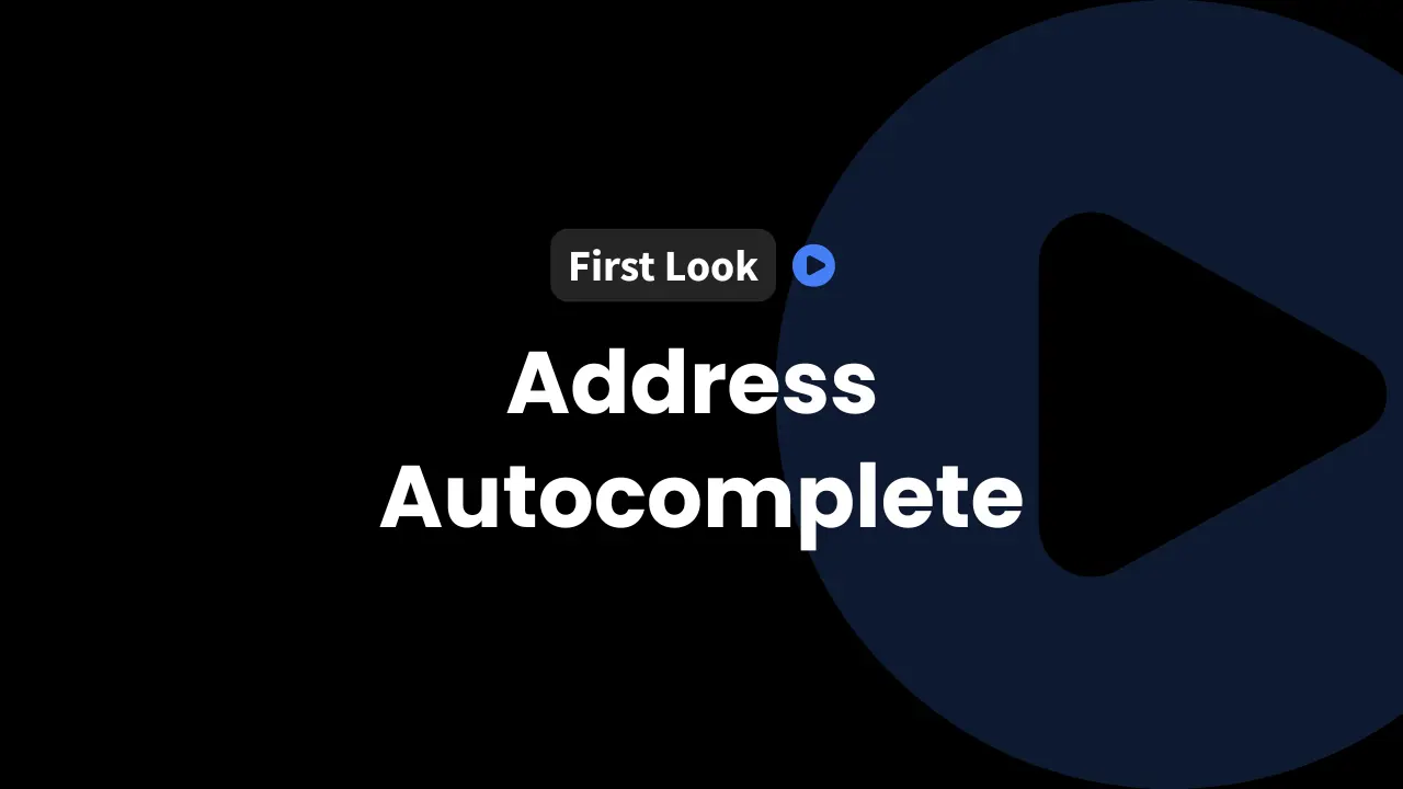 influencewp first look address autocomplete