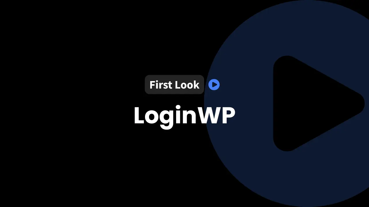 influencewp first look loginwp