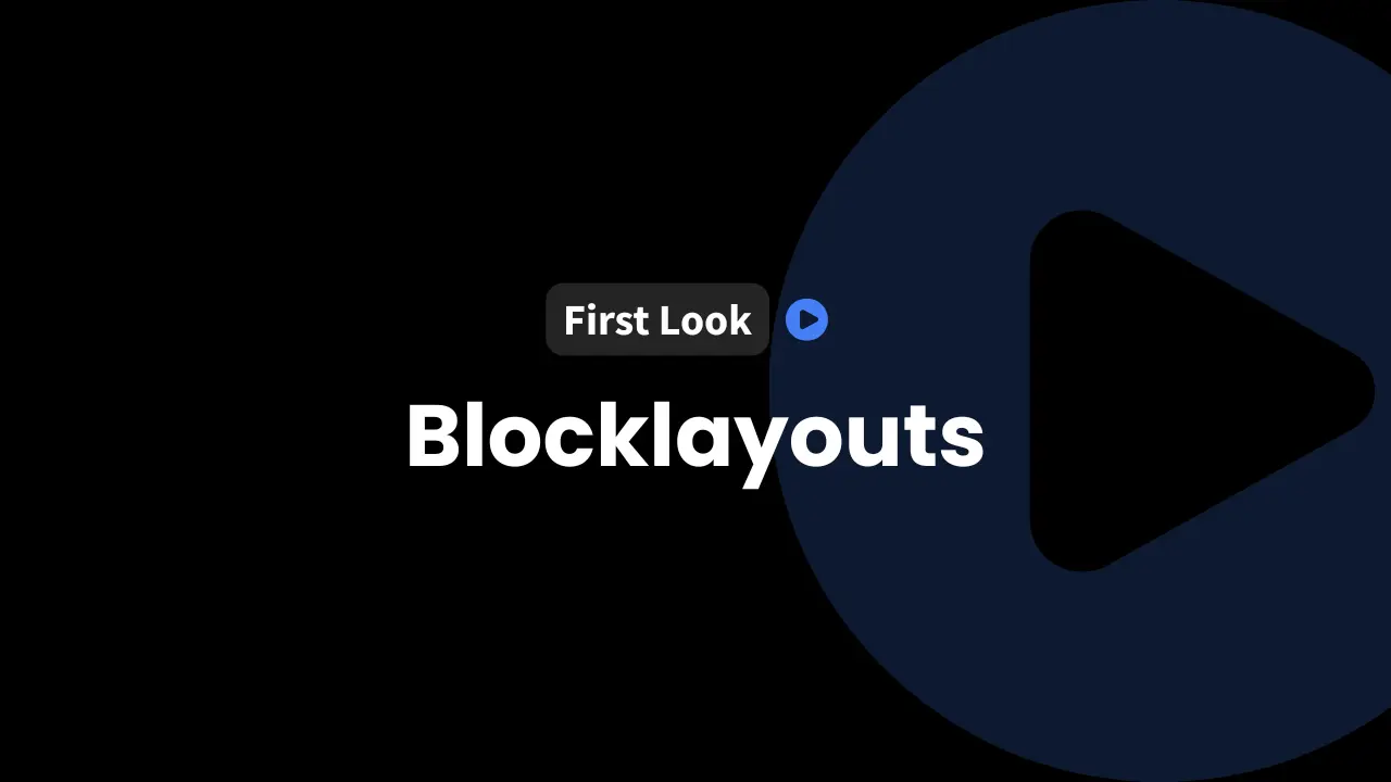 influencewp first look blocklayouts