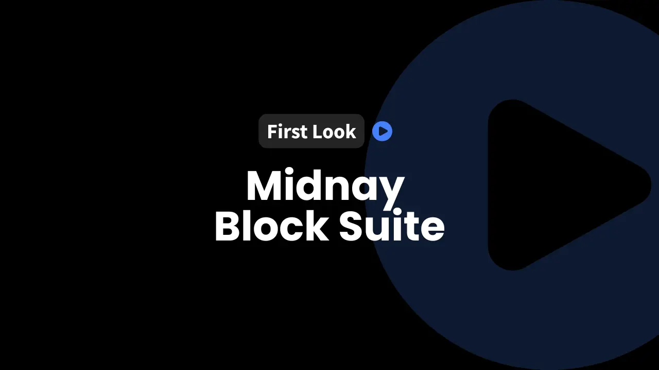 influencewp—first look—midnay block suite