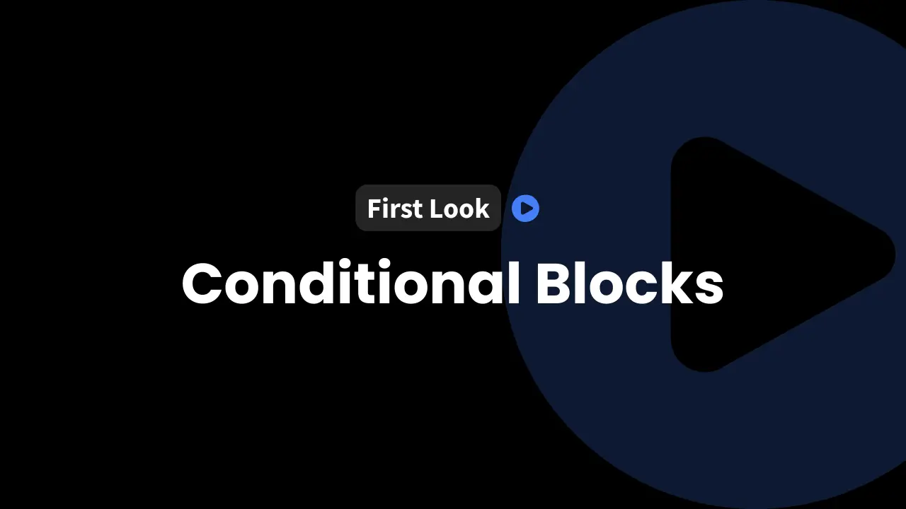 influencewp—first look—conditional blocks