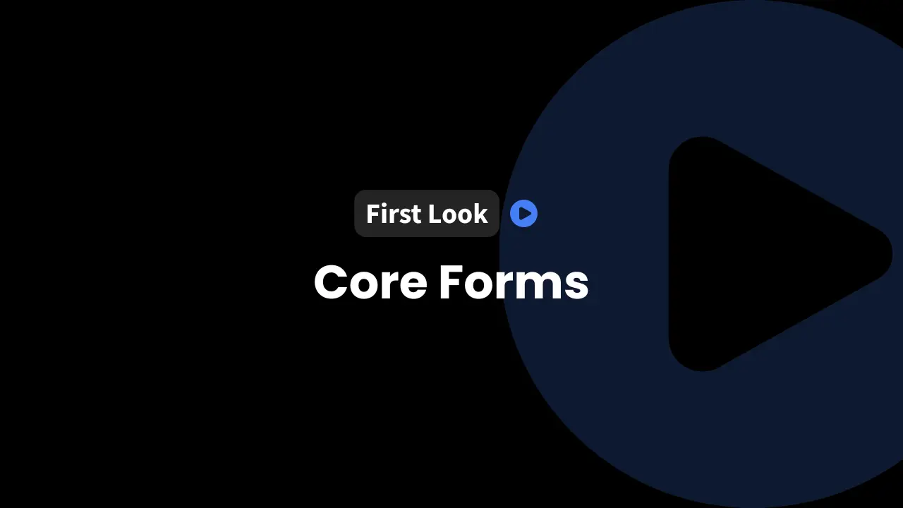 influencewp—first look—core forms